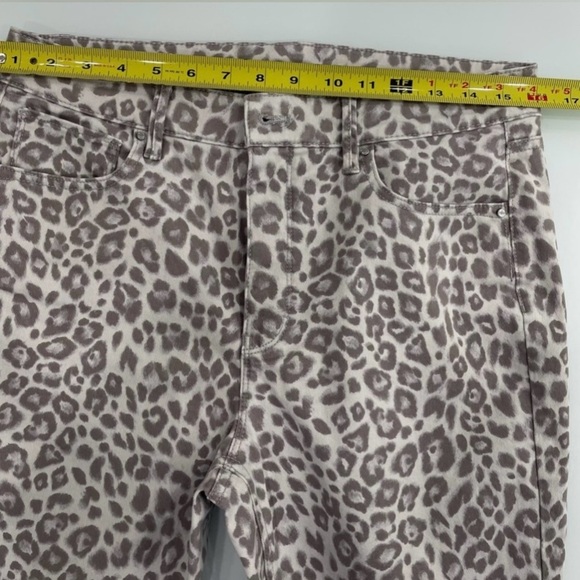 White House Black Market Women's Jeans Size 29 Leopard Print Skinny Ankle Fit - Picture 5 of 7